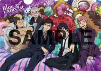 E賞のクリアファイルセット（奥村兄弟＆京都3人組）(C)加藤和恵／集英社・「青の祓魔師」製作委員会・MBS