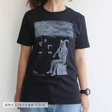 諸星大二郎Tシャツ「パンの神」 （黒）