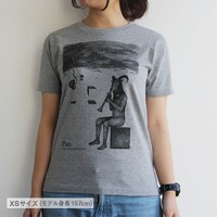 諸星大二郎Tシャツ「パンの神」 （グレー）