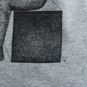 諸星大二郎Tシャツ「パンの神」 （グレー）