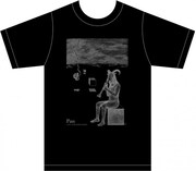諸星大二郎Tシャツ「パンの神」 （黒）
