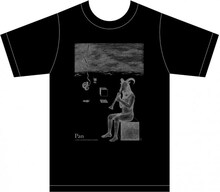 諸星大二郎Tシャツ「パンの神」 （黒）