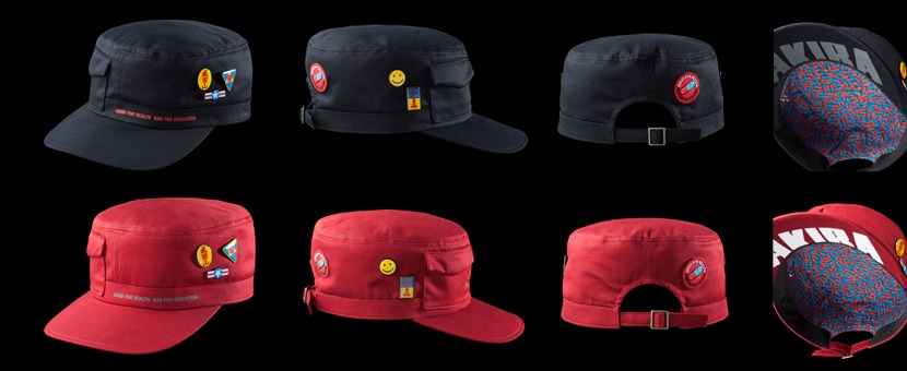 「AKIRA×CA4LA WORKCAP BLACK/RED」(C)1988 MASH・ROOM/AKIRA COMMITTEE