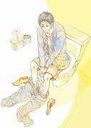 「夜の須田課長」扉イラスト。