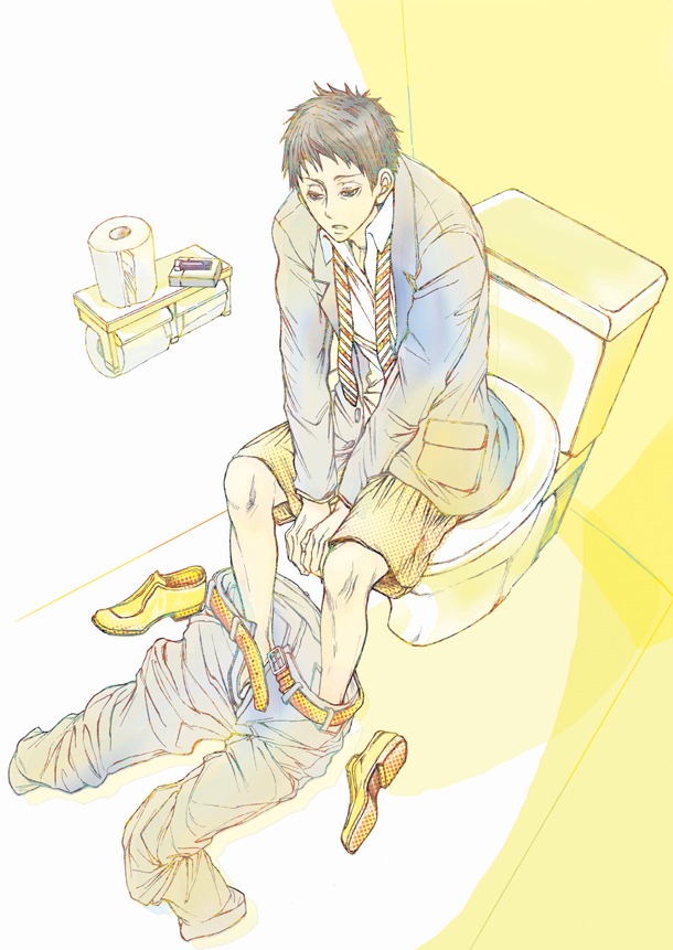 「夜の須田課長」扉イラスト。