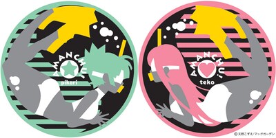 「あまんちゅ！」6巻初回限定版に付属するコースター2枚セット。