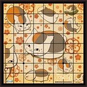 「ニャンコ先生リバーシ」のボード。(c)緑川ゆき・白泉社/「夏目友人帳」制作委員会