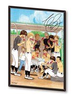 1等の額入り複製原画。(C)ひぐちアサ／講談社