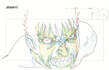 「ベルセルク 黄金時代篇III 降臨」より、ガッツの原画。（c）三浦建太郎（スタジオ我画）・白泉社/BERSERK FILM PARTNERS