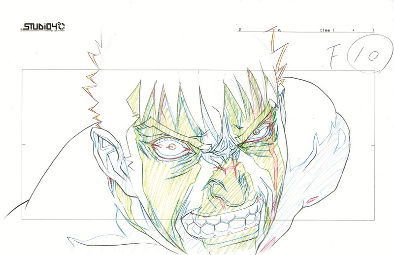 「ベルセルク 黄金時代篇III 降臨」より、ガッツの原画。（c）三浦建太郎（スタジオ我画）・白泉社/BERSERK FILM PARTNERS