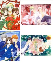 高屋奈月のポストカード4枚セットの絵柄。