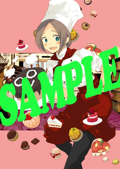 COMIC ZINで配布されるイラストカード。