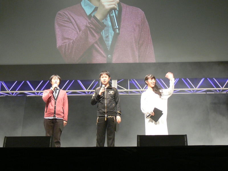 ジャンプスーパーステージでの様子。