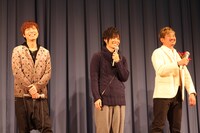 （左から）神谷浩史、岡本信彦、木内秀信。