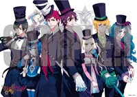 「カーニヴァル」キラキラA3ポスター2枚セットのうちの1枚。価格は1000円。こちらのイラストは描き下ろし。