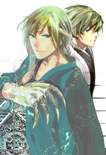 「あまつき」梵天と露草のイラスト