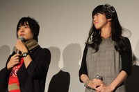 （左から）岡本信彦、釘宮理恵。