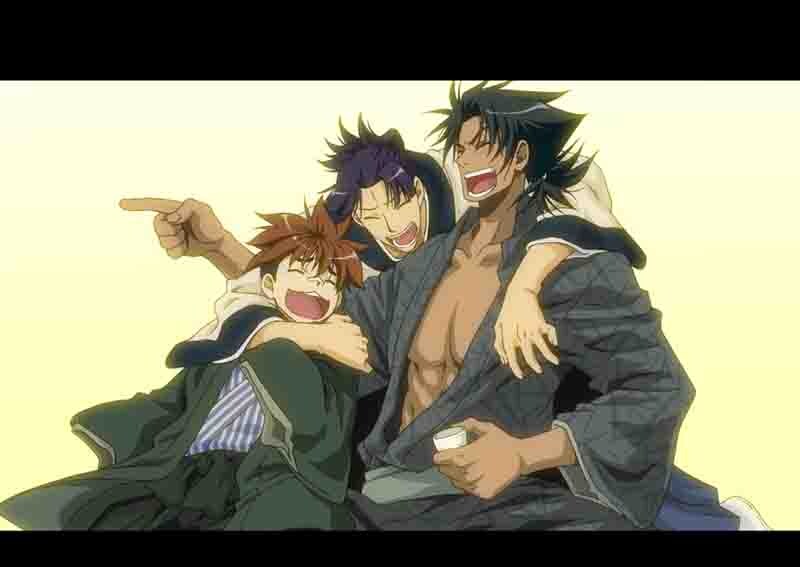 「PEACE MAKER鐵 油小路篇 ANiMiX ver.」DVDに収録されるムービーコミックの1シーン。