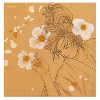 渡辺多恵子「風光る」の風呂敷。