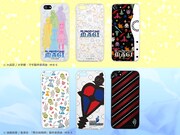「マギ」（上）と「青の祓魔師」（下）のiPhoneケース (C)加藤和恵／集英社・「青の祓魔師」製作委員会・MBS (C)大高忍／小学館・マギ製作委員会・MBS