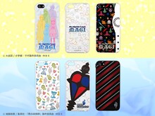 「マギ」（上）と「青の祓魔師」（下）のiPhoneケース (C)加藤和恵／集英社・「青の祓魔師」製作委員会・MBS (C)大高忍／小学館・マギ製作委員会・MBS