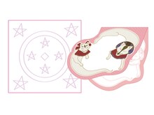 G賞「メモセット」のうち1種。(C)加藤和恵／集英社・「青の祓魔師」製作委員会・MBS