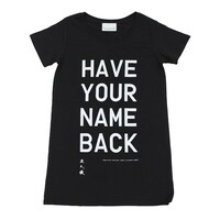 「名を返そう」Tシャツ、レディス（XS）サイズのブラック。※デザインは作成中のものです。（c）緑川ゆき/白泉社