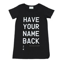 「名を返そう」Tシャツ、レディス（XS）サイズのブラック。※デザインは作成中のものです。（c）緑川ゆき/白泉社
