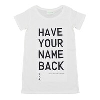「名を返そう」Tシャツ、レディス（XS）サイズのホワイト。※デザインは作成中のものです。（c）緑川ゆき/白泉社