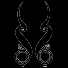 「『マギ』福助コラボタトゥーストッキング」の魔法陣柄。(C)大高忍／小学館・マギ製作委員会・MBS