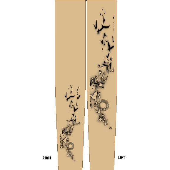 「『マギ』福助コラボタトゥーストッキング」のルフ柄。(C)大高忍／小学館・マギ製作委員会・MBS