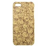 「Woodケース iPhone 5 ドラえもん」の総柄。(C)Fujiko-Pro,Shogakukan,TV-Asahi,Shin-ei,and ADK