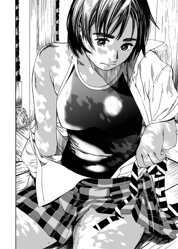 漫画アクション2号に掲載されている、オジロマコト「富士山さんは思春期」より。