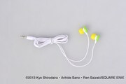 付録の「絶園のテンペスト」特製イヤホン。