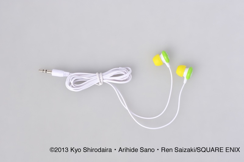 付録の「絶園のテンペスト」特製イヤホン。