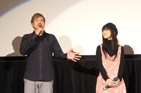 （左から）木内秀信、釘宮理恵。