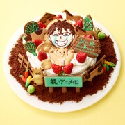 祝・アニメ化の文字が入った「銀の匙 Silver Spoon」ケーキ。