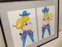 複製原画2枚セットのイメージ。