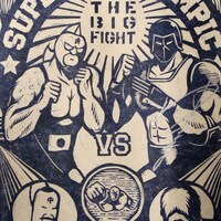 「キン肉マン サイン入り木版画 第21回超人オリンピック NAVY」