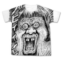 「漫F画太郎『罪と罰』“ユカリ” Tシャツ」前面。