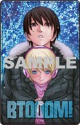「BTOOOM!」のICカードステッカー。