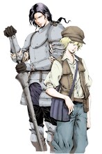 河田雄志原作・行徒作画「ドン・キホーテ-憂い顔の騎士 その愛-」カット。