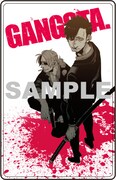 「GANGSTA.」のICカードステッカー。
