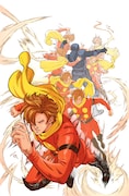 「Cyborg009」プレビュー版表紙。表紙には、ジョーが動く仕掛けが施されている。
