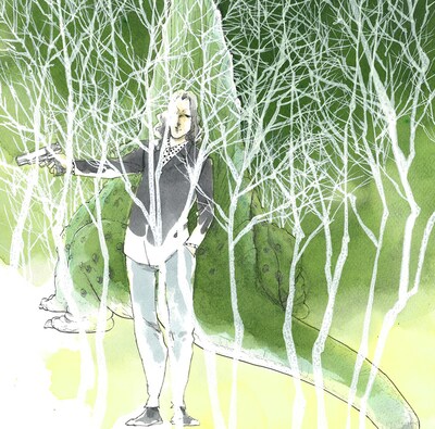 立原あゆみが描き下ろした「KIYOSHI RYUJIN」ジャケット