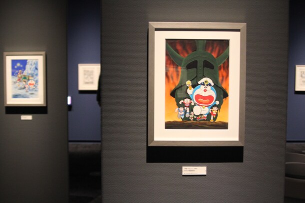 大長編シリーズ「のび太の海底鬼岩城」のカラー原画。(C)Fujiko