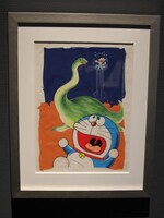 「大長編ドラえもん」シリーズより「のび太の恐竜」のカラー原画。(C)Fujiko-Pro