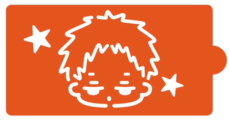 「学園ベビーシッターズ」のクッキングデコプレート。