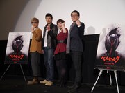 朝まで観客とともに上映を楽しんだキャストたち。しかし岩永は舞台出演のため、冒頭のトークショーが終わると会場を後にした。