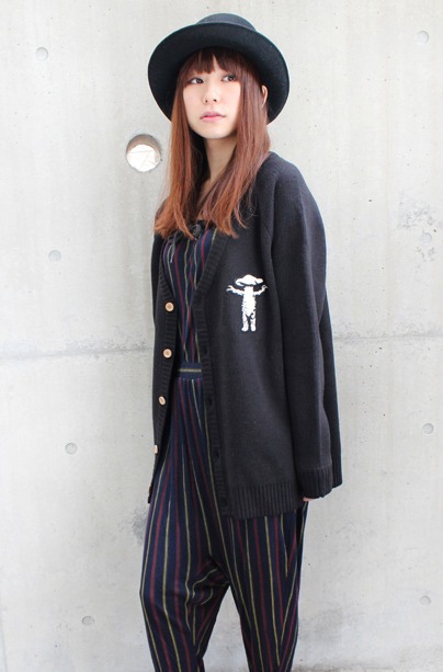 「ドロヘドロ」のアパレルラインより、「Mushroom-cardiman 2013」のBlack。価格は9500円。